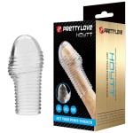 PRETTY LOVE - MANCHON PÉNIS HOTTT POUR UN PÉNIS PLUS ÉPAISSE TRANSPARENT